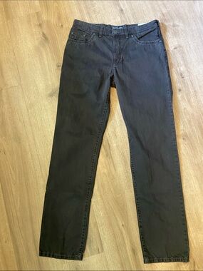 Atelier Gardeur 1920 "Wash Out" Straight Leg Pants Grey Charcoal 35x34 Euro Chic